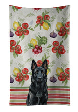 Load image into Gallery viewer, Black German Shepherd Vegetables Kitchen Towel