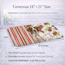 Load image into Gallery viewer, German Shorthaired Pointer Vegetables Dish Drying Mat