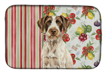 Load image into Gallery viewer, Liver and White German Wirehaired Pointer Vegetables Dish Drying Mat
