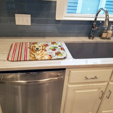 Load image into Gallery viewer, Golden Retriever Vegetables Dish Drying Mat