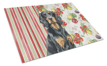 Load image into Gallery viewer, Gordon Setter Vegetables Glass Cutting Board