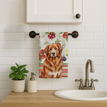 Load image into Gallery viewer, Reddish Brown Great Pyrenees Vegetables Kitchen Towel