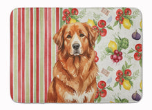 Load image into Gallery viewer, Reddish Brown Great Pyrenees Vegetables Memory Foam Kitchen Mat