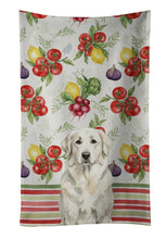 Load image into Gallery viewer, White Great Pyrenees Vegetables Kitchen Towel