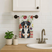 Load image into Gallery viewer, Greater Swiss Mountain Dog Vegetables Kitchen Towel