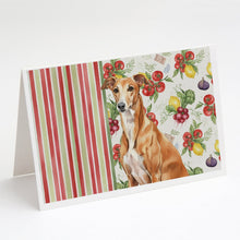 Load image into Gallery viewer, Red Greyhound Vegetables Greeting Cards Pack of 8