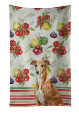 Load image into Gallery viewer, Red Greyhound Vegetables Kitchen Towel