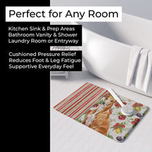 Load image into Gallery viewer, Red Greyhound Vegetables Memory Foam Kitchen Mat