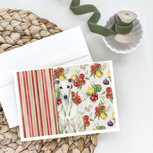 Load image into Gallery viewer, White Greyhound Vegetables Greeting Cards Pack of 8