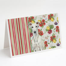Load image into Gallery viewer, White Greyhound Vegetables Greeting Cards Pack of 8