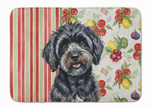 Load image into Gallery viewer, Black Havanese Vegetables Memory Foam Kitchen Mat