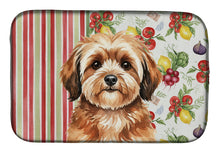 Load image into Gallery viewer, Sable Havanese Vegetables Dish Drying Mat