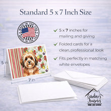 Load image into Gallery viewer, Sable Havanese Vegetables Greeting Cards Pack of 8