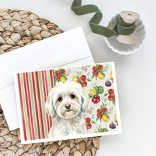 Load image into Gallery viewer, White Havanese Vegetables Greeting Cards Pack of 8