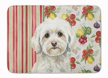 Load image into Gallery viewer, White Havanese Vegetables Memory Foam Kitchen Mat