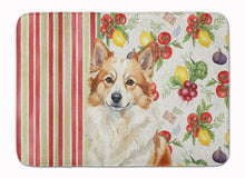 Load image into Gallery viewer, Tan Icelandic Sheepdog Vegetables Memory Foam Kitchen Mat