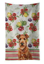 Load image into Gallery viewer, Irish Terrier Vegetables Kitchen Towel