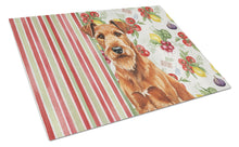 Load image into Gallery viewer, Irish Terrier Vegetables Glass Cutting Board