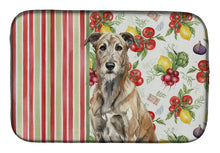 Load image into Gallery viewer, Brindle Irish Wolfhound Vegetables Dish Drying Mat