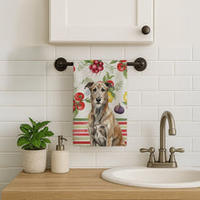Load image into Gallery viewer, Brindle Irish Wolfhound Vegetables Kitchen Towel