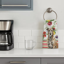 Load image into Gallery viewer, Brindle Irish Wolfhound Vegetables Kitchen Towel
