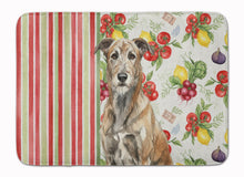Load image into Gallery viewer, Brindle Irish Wolfhound Vegetables Memory Foam Kitchen Mat