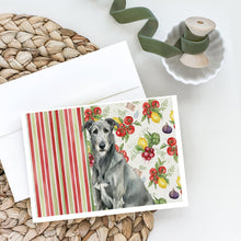 Load image into Gallery viewer, Gray Irish Wolfhound Vegetables Greeting Cards Pack of 8