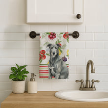 Load image into Gallery viewer, Gray Irish Wolfhound Vegetables Kitchen Towel