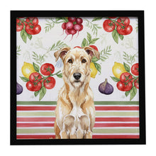 Load image into Gallery viewer, Wheaten Irish Wolfhound Vegetables Framed Metal Print