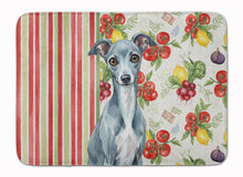 Load image into Gallery viewer, Blue Italian Greyhound Vegetables Memory Foam Kitchen Mat