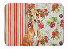 Load image into Gallery viewer, Red Italian Greyhound Vegetables Memory Foam Kitchen Mat