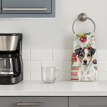 Load image into Gallery viewer, White and Black Jack Russell Terrier Vegetables Kitchen Towel