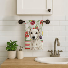 Load image into Gallery viewer, White Jack Russell Terrier Vegetables Kitchen Towel
