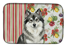 Load image into Gallery viewer, Keeshond Vegetables Dish Drying Mat