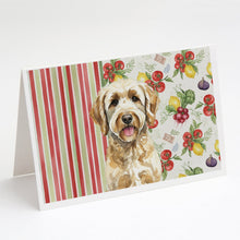 Load image into Gallery viewer, Labradoodle Vegetables Greeting Cards Pack of 8