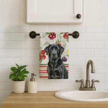 Load image into Gallery viewer, Black Labrador Retriever Vegetables Kitchen Towel