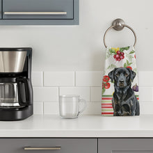 Load image into Gallery viewer, Black Labrador Retriever Vegetables Kitchen Towel