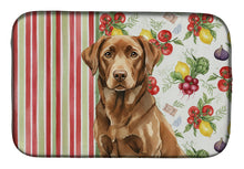 Load image into Gallery viewer, Chocolate Labrador Retriever Vegetables Dish Drying Mat
