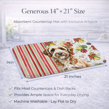 Load image into Gallery viewer, Lagotto Romagnolo Vegetables Dish Drying Mat