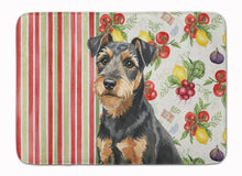 Load image into Gallery viewer, Black and Tan Lakeland Terrier Vegetables Memory Foam Kitchen Mat