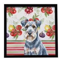 Load image into Gallery viewer, Blue Lakeland Terrier Vegetables Framed Metal Print