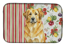 Load image into Gallery viewer, Lion Yellow Leonberger Vegetables Dish Drying Mat