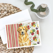Load image into Gallery viewer, Lion Yellow Leonberger Vegetables Greeting Cards Pack of 8