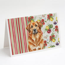 Load image into Gallery viewer, Red Leonberger Vegetables Greeting Cards Pack of 8