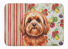 Load image into Gallery viewer, Red Lhasa Apso Vegetables Memory Foam Kitchen Mat