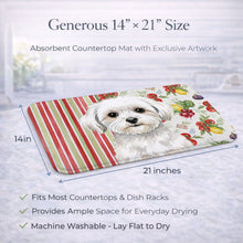 Load image into Gallery viewer, Maltese Vegetables Dish Drying Mat