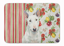 Load image into Gallery viewer, White Miniature Bull Terrier Vegetables Memory Foam Kitchen Mat
