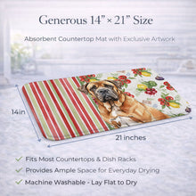 Load image into Gallery viewer, Neapolitan Mastiff Vegetables Dish Drying Mat