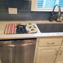 Load image into Gallery viewer, Black Newfoundland Vegetables Dish Drying Mat