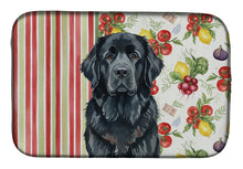 Load image into Gallery viewer, Black Newfoundland Vegetables Dish Drying Mat